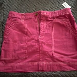 Old Navy Pink Cargo Mini Skirt